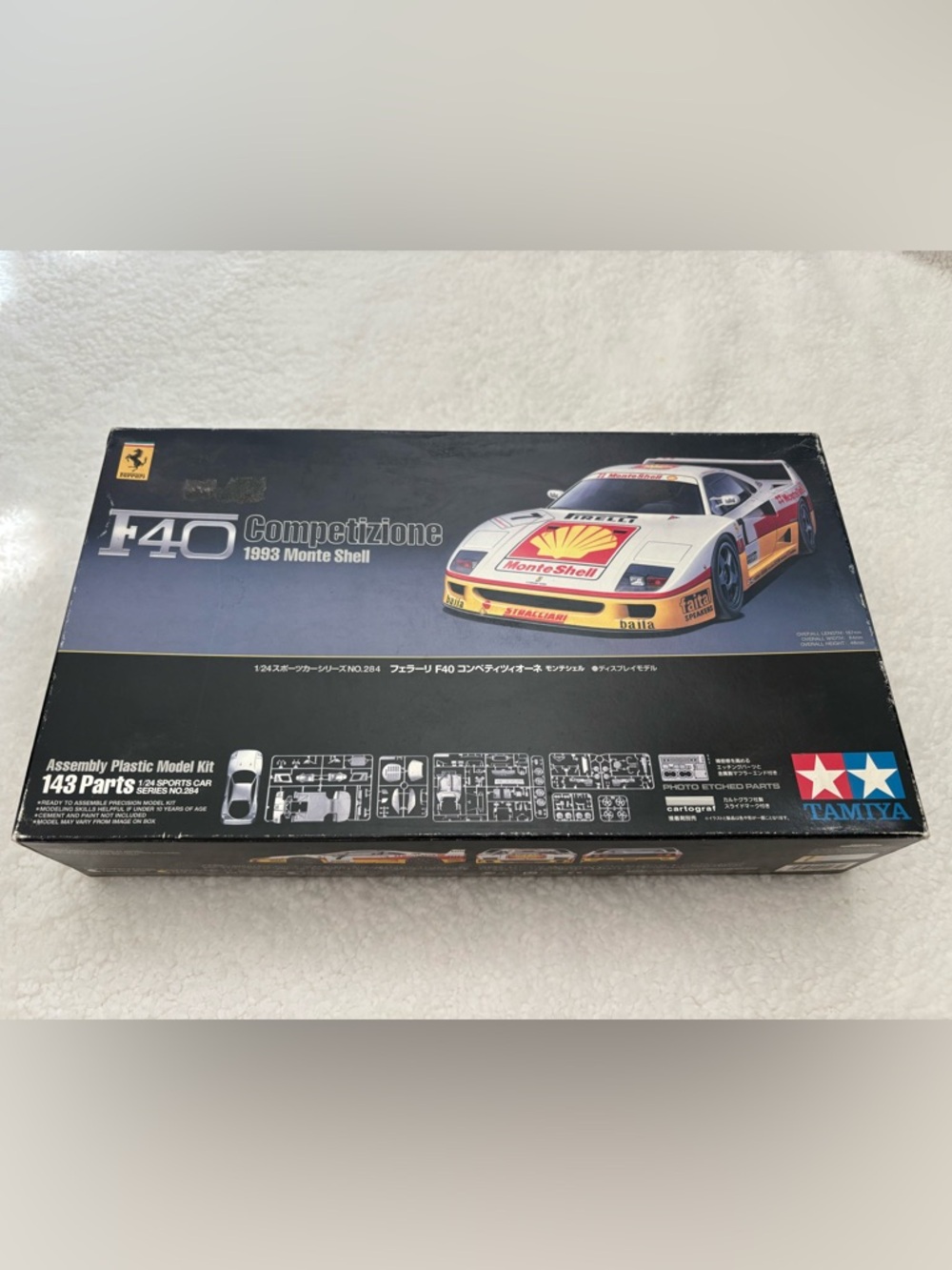 Tamiya 1/24 Ferrari F40 Competizione 1993 Mont Shell Plastic Model Kit